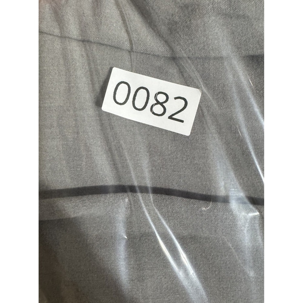 dressbarn Women's Gray Solid Dress Pants Stretch Flat Front Straight Leg 14 - Picture 6 of 6